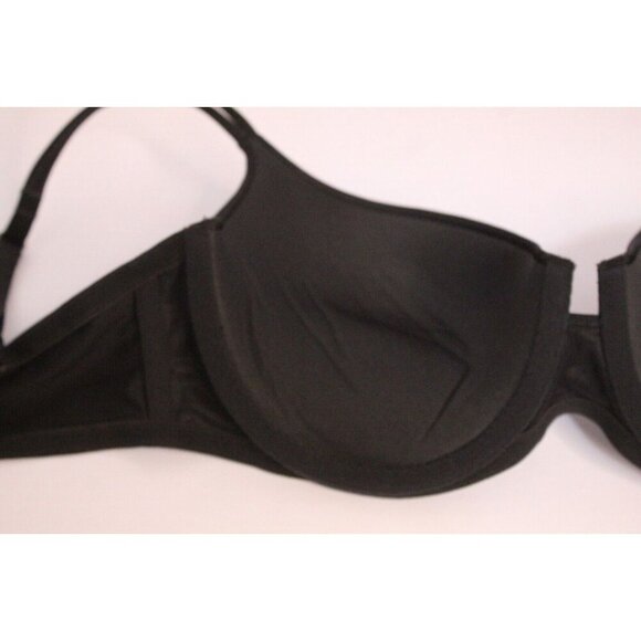 Victoria's Secret NWOT Body By Victoria Black 34D Satin Padded Push Up Bra - Picture 7 of 10